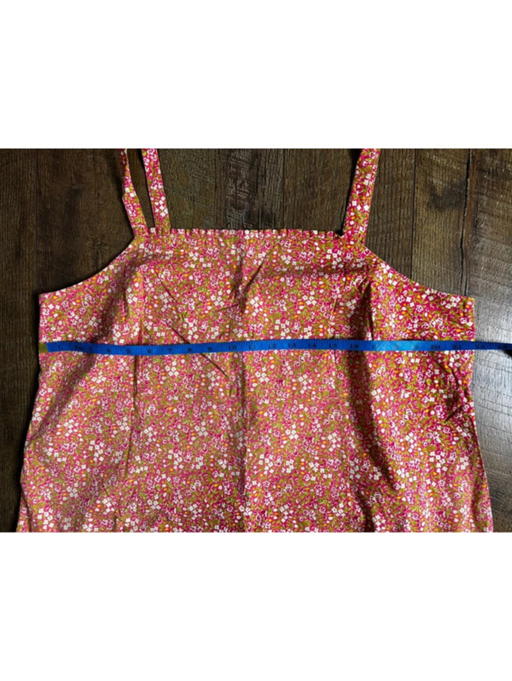 Venezia Jeans Dress Sz 22 Pink Floral Cottagecore Wilderkind Mini Dress - Picture 3 of 6